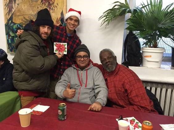 Bisna at drop-in center